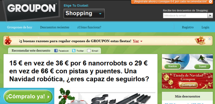 sugerencias para regalar groupon