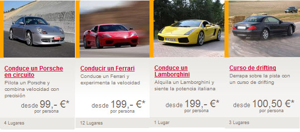 conducir un ferrari