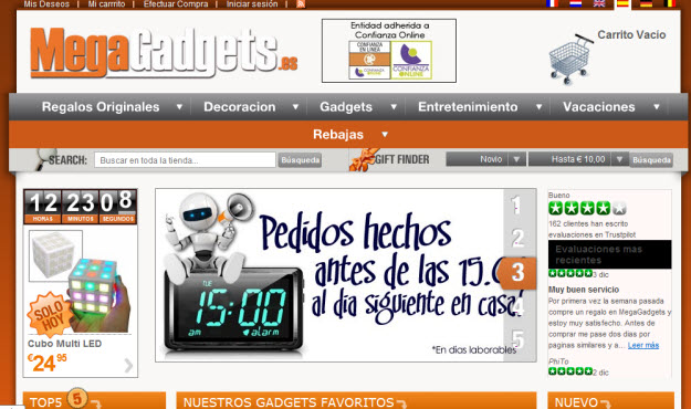 Regalos baratos para Reyes de electrónica en Mega Gadgets