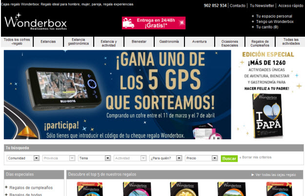 Experiencias para Semana Santa en Wonderbox