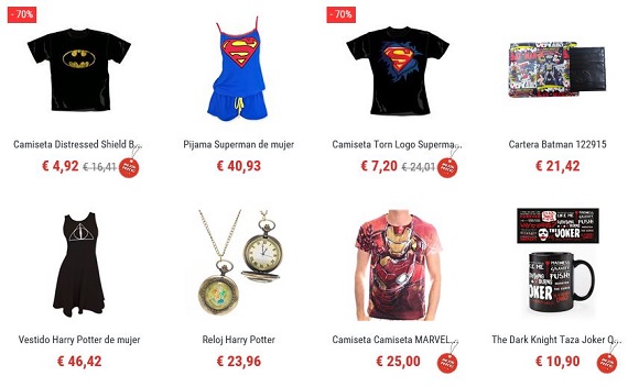 merchandising friki películas