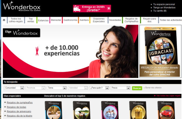 Opiniones sobre Wonderbox