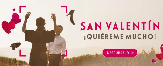 Regalar experiencias San Valentín románticas