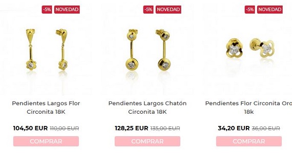 joyeria aresso pendientes